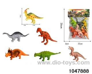 6pcs dinosaur