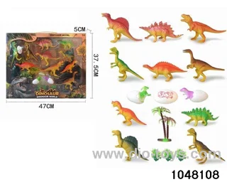 Window Box Hollow Dinosaur Set in 17pcs window box