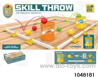 Suspended shooting game in display box