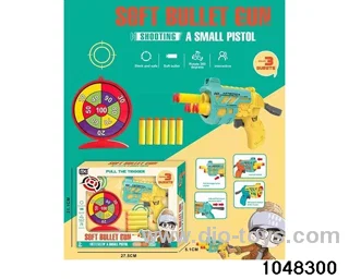Soft projectile gun in window box