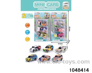 pull back car in Blister card