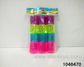 PAD PRINTING SMILING FACE RAINBOW CIRCLE IN OPP BAG