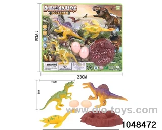 Hollow Dinosaur Set in Blister card