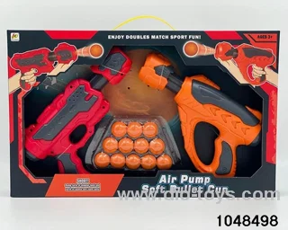 Aerodynamic gun in display box