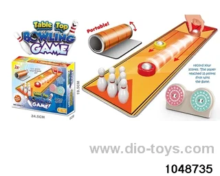 scoring bowling game in color box