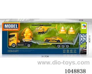 Alloy trailer with 1 alloy aircraft and 1 alloy projection