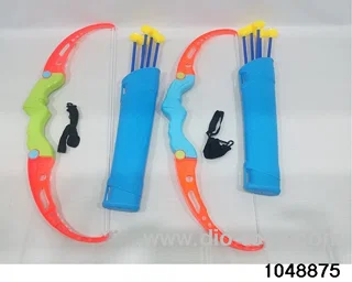 Bow and arrow with quiver in opp bag