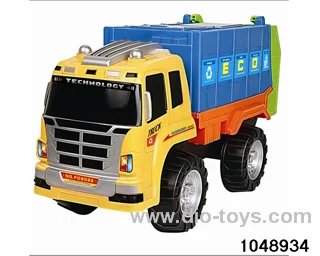 Skidding Garbage Truck in PP bag with header