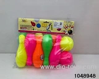 bowling ball in PP bag with header