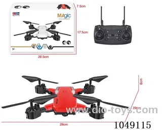 RC folding quadcopter with fixed altitude