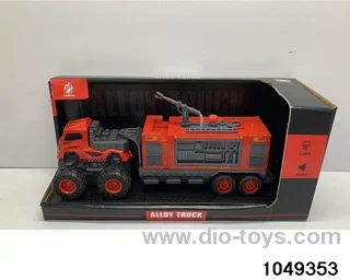 Alloy engineering crane with light music in display box