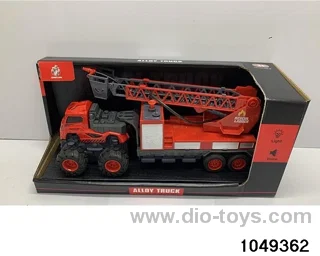 Alloy engineering crane with light music in display box