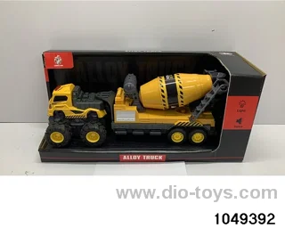 Alloy engineering crane with light music in display box