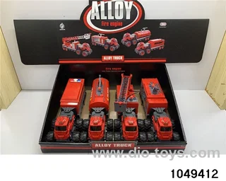 Alloy engineering crane with light music in display box