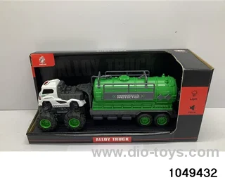 Alloy Sanitation Vehicle with Lights & Music in display box
