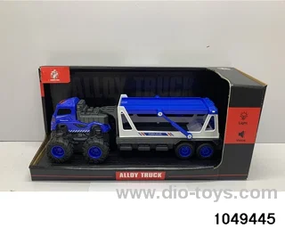 Alloy Police Car with Lights & Music in display box