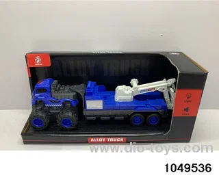 Alloy Police Car with Lights & Music in display box