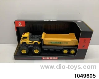 Alloy engineering crane with light music in display box