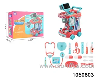 medical tools in color box