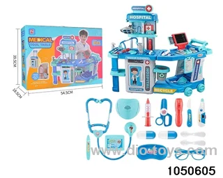 medical tools in color box