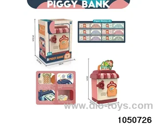 Piggy bank in window box