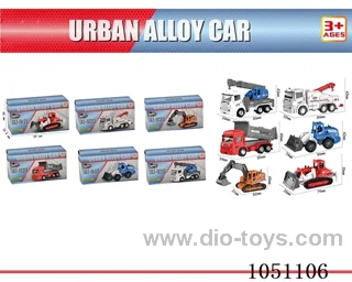 1: 64 city alloy cars\/6 mixed models