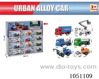 1: 64 city alloy cars, 25pcs\/6 models (single price)