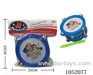 Cartoon tambourine set