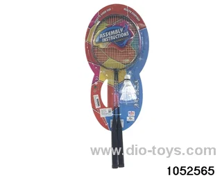 Badminton racket (long) in blister