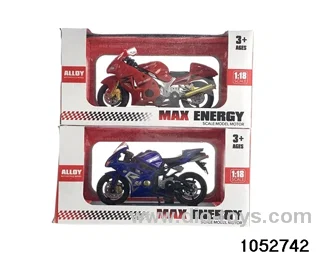 1:18 Alloy Motorcycle in Window box