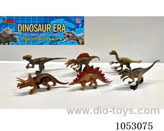 6 HAND DRAWN SIMULATED DINOSAUR SETS (6.5 INCHES) (CPC)