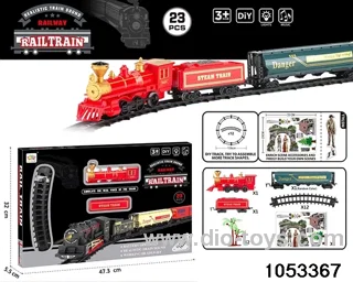 Electric Lighted Musical Train in window box