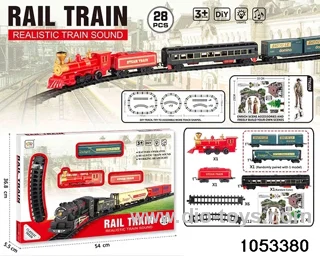 Electric Lighted Musical Train in window box