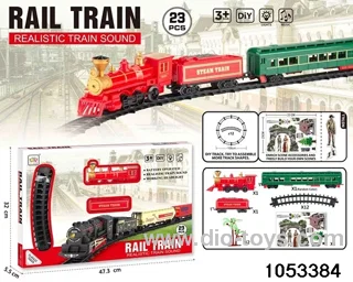 Electric Lighted Musical Train in window box