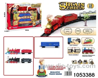 Electric Lighted Musical Train in window box