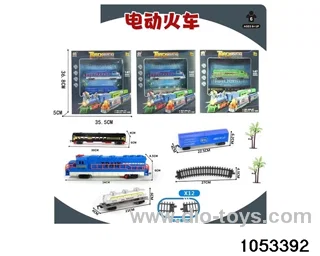 Electric Train Set in window box