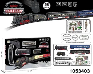 Electric Lighted Musical Train in window box