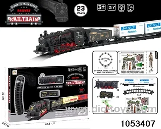 Electric Lighted Musical Train in window box