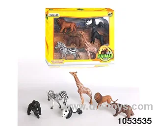6pcs Animal Set in window box