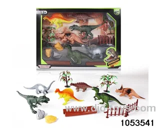 6pcs Dinosaur Set in window box