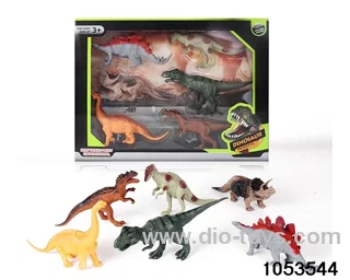 6pcs Dinosaur Set in window box