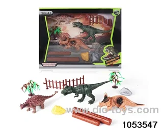 3pcs Dinosaur Set in window box