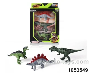 3pcs Dinosaur Set in window box
