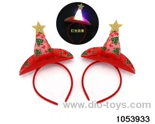 Christmas Hair Clip Headband in opp bag