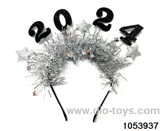 Christmas Hair Clip Headband（with light）in opp bag