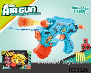 2-in-1 Softball Gun + Water Gun Set in window box
