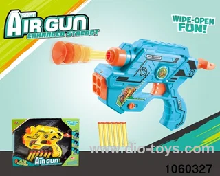 Softball gun set in window box