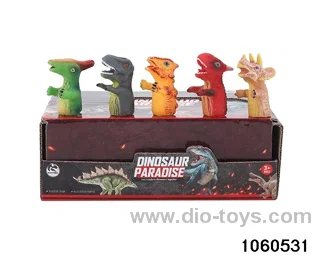 dinosaurs in display box