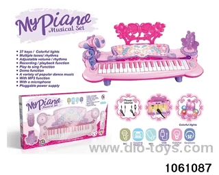 37 Keys Electronic Piano in window box