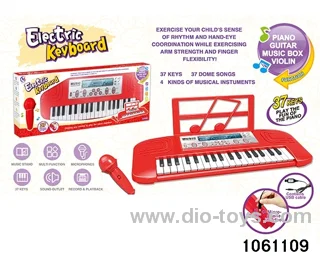 37 Keys Electronic Piano in window box